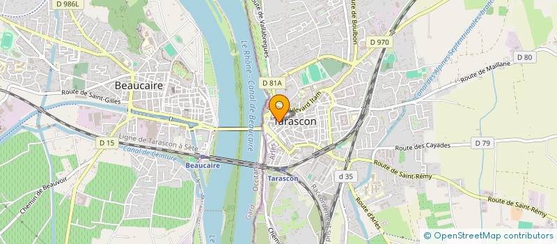 localisation de l'entreprise MADAME LISA LACOMBE  TARASCON