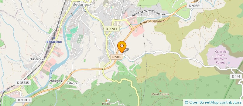 localisation de l'entreprise MADAME LISA LACUBE  BEDARIEUX