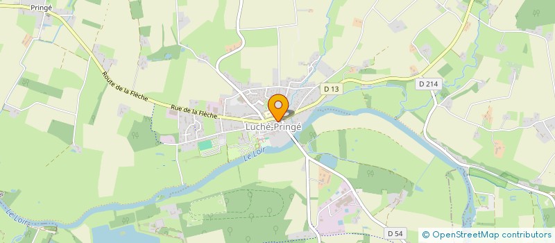 localisation de l'entreprise MADAME LISA LAILLER  LUCHE-PRINGE