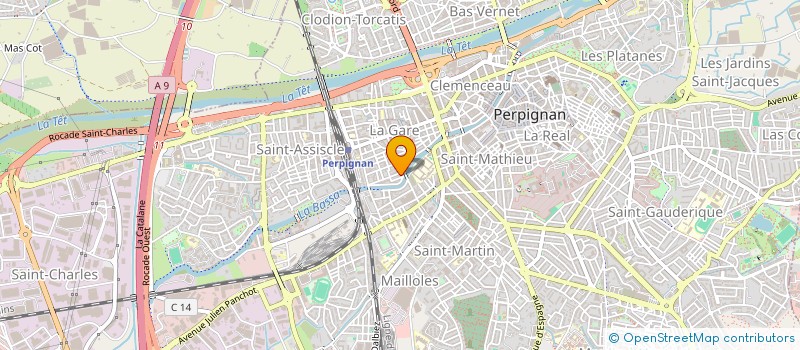 localisation de l'entreprise MADAME LISA LAISNE  PERPIGNAN