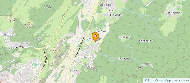 localisation de l'entreprise MADAME LISA LANGLET  VAULNAVEYS-LE-BAS