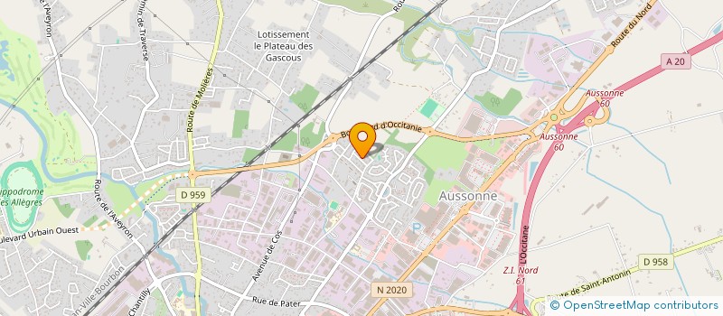 localisation de l'entreprise MADAME LISA LAPALU  MONTAUBAN