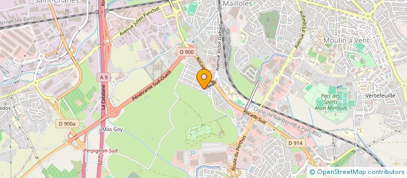 localisation de l'entreprise MADAME LISA LARCAN  PERPIGNAN