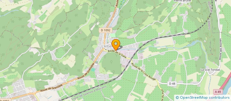 localisation de l'entreprise MADAME LISA LARCHERES  L'ALBENC