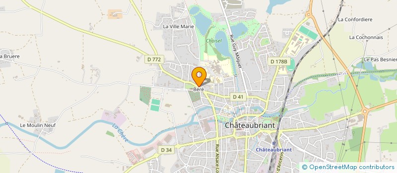 localisation de l'entreprise MADAME LISA LATOUCHE à CHATEAUBRIANT