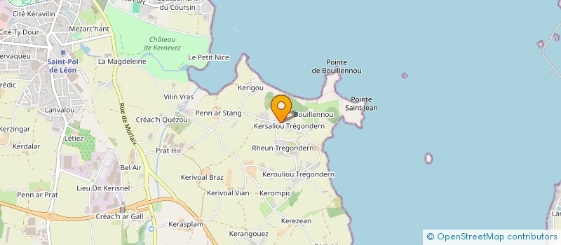 localisation de l'entreprise MADAME LISA LAURANS  SAINT-POL-DE-LEON