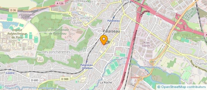 localisation de l'entreprise MADAME LISA LAURENT à PALAISEAU