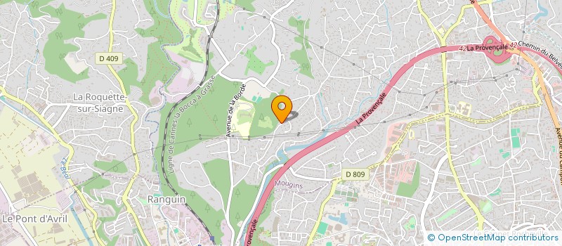 localisation de l'entreprise MADAME LISA LAURI  MOUGINS