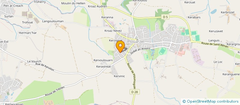 localisation de l'entreprise MADAME LISA LE BERRE  PLOUARZEL