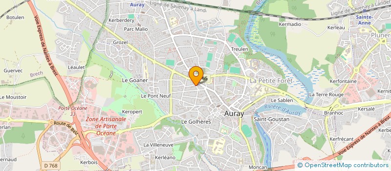 localisation de l'entreprise MADAME LISA LE GOULVEN à AURAY