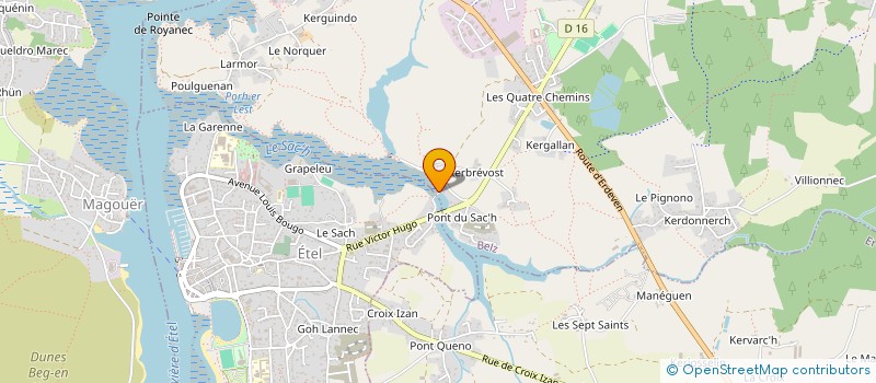 localisation de l'entreprise MADAME LISA LE GUERNEVE  BELZ