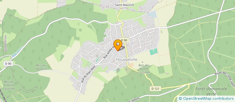 localisation de l'entreprise MADAME LISA LE LEVIER  HOUPPEVILLE