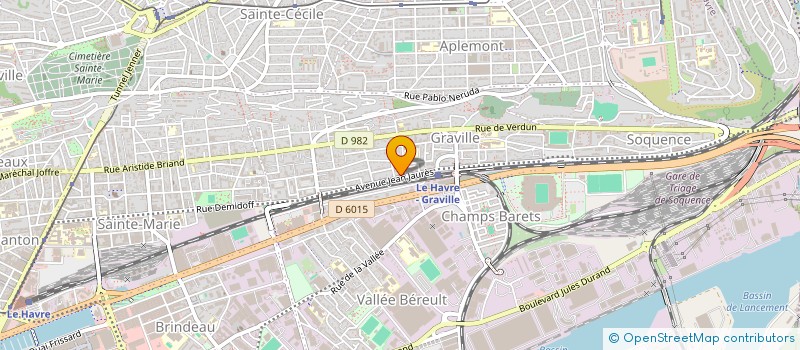 localisation de l'entreprise MADAME LISA LEBLANC  LE HAVRE