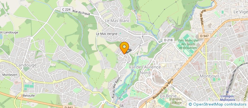 localisation de l'entreprise MADAME LISA LEBOURGEOIS à LIMOGES