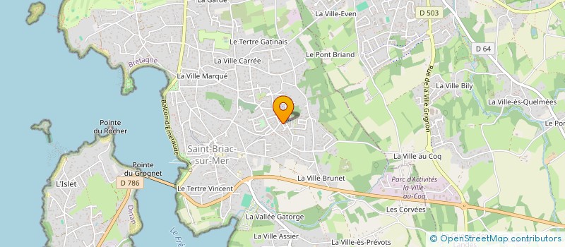 localisation de l'entreprise MADAME LISA LECLERCQ  SAINT-BRIAC-SUR-MER