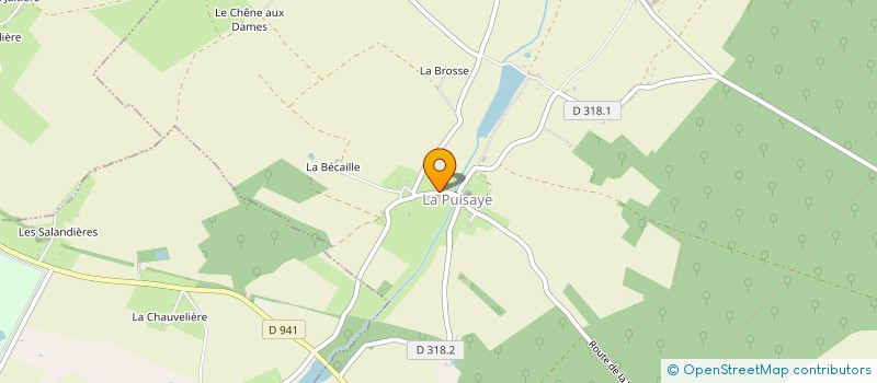 localisation de l'entreprise MADAME LISA LEGER à LA PUISAYE