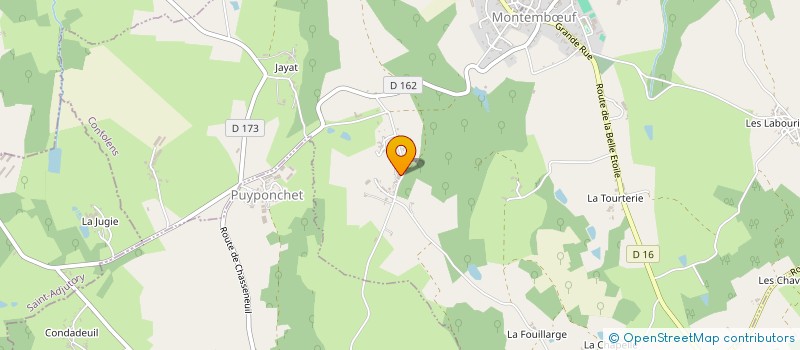 localisation de l'entreprise MADAME LISA LEMAIRE à MOULINS-SUR-TARDOIRE