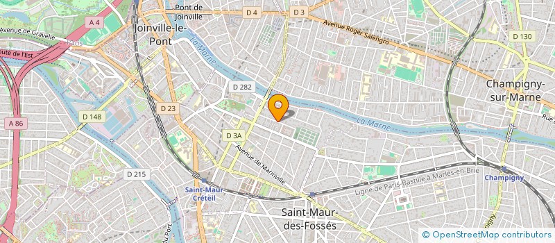 localisation de l'entreprise MADAME LISA LHOMME à SAINT-MAUR-DES-FOSSES