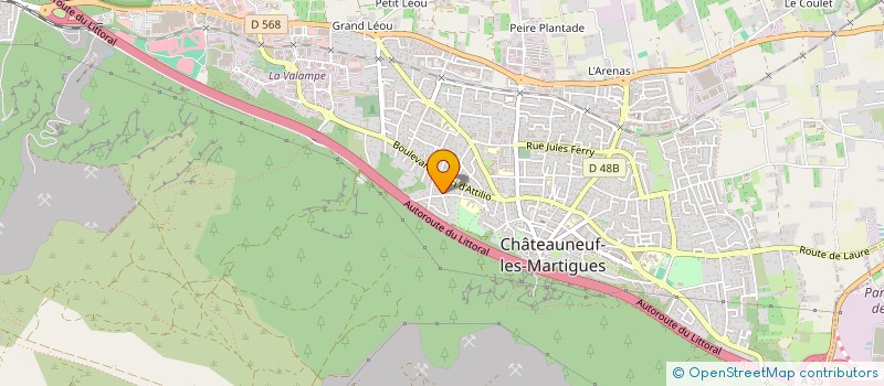 localisation de l'entreprise MADAME LISA-LILA GASMI à CHATEAUNEUF-LES-MARTIGUES