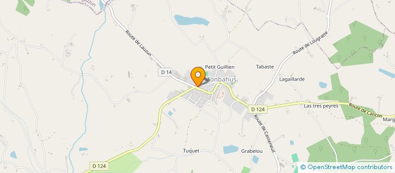 localisation de l'entreprise MADAME LISA LISA  MONBAHUS