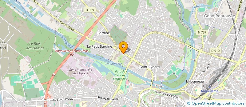 localisation de l'entreprise MADAME LISA LLEGOU à ANGOULEME
