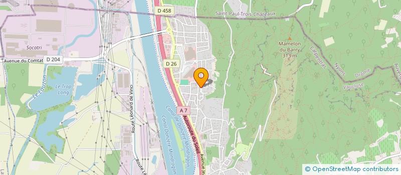 localisation de l'entreprise MADAME LISA LOPEZ  BOLLENE