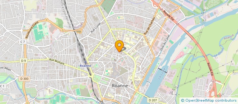 localisation de l'entreprise MADAME LISA LOQUET  ROANNE