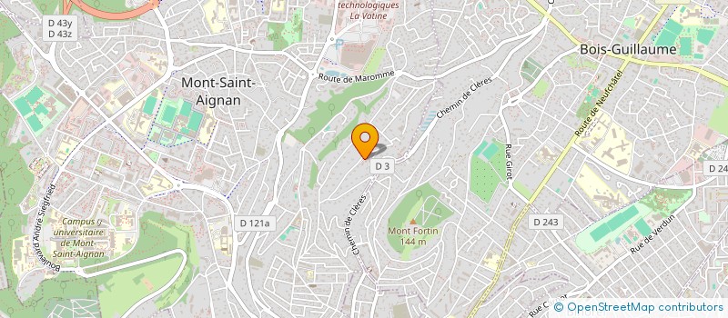 localisation de l'entreprise MADAME LISA-LOU CARLUT  MONT-SAINT-AIGNAN