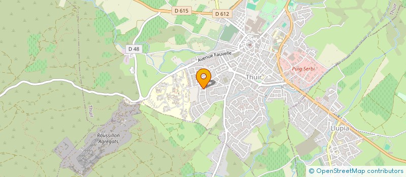 localisation de l'entreprise MADAME LISA-LUNA DUROZIER  THUIR