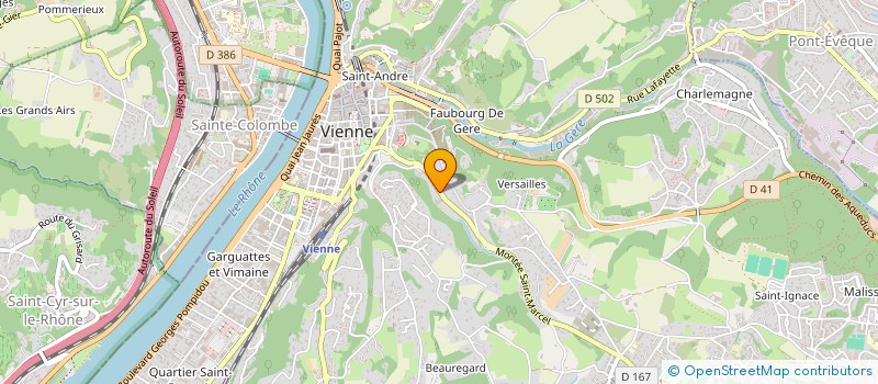 localisation de l'entreprise MADAME LISA MALLIA  VIENNE