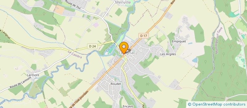 localisation de l'entreprise MADAME LISA-MARIE RABIA  LEVIGNAC