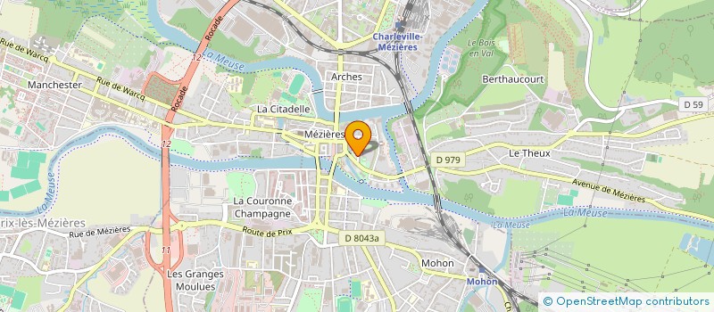 localisation de l'entreprise MADAME LISA-MARIE RENAUX  CHARLEVILLE-MEZIERES