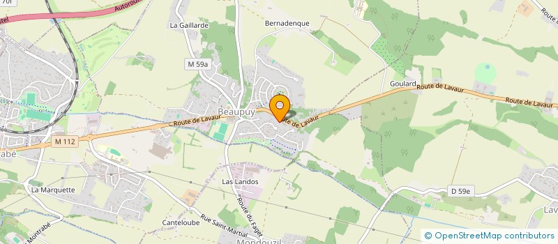 localisation de l'entreprise MADAME LISA-MARIE TAZIR  BEAUPUY