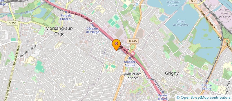 localisation de l'entreprise MADAME LISA MARQUES  VIRY CHATILLON