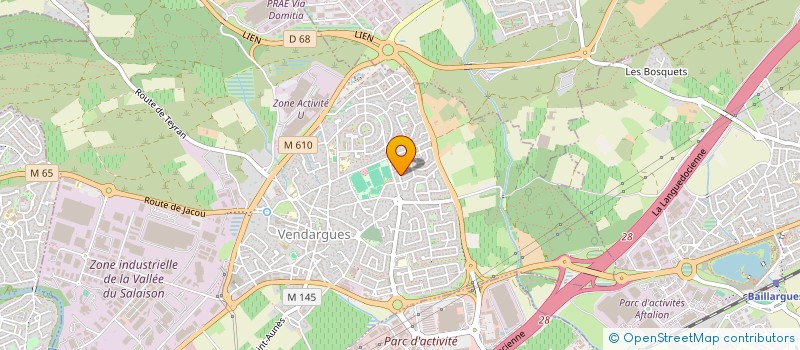 localisation de l'entreprise MADAME LISA MARTINEZ--DOUARCHE à VENDARGUES