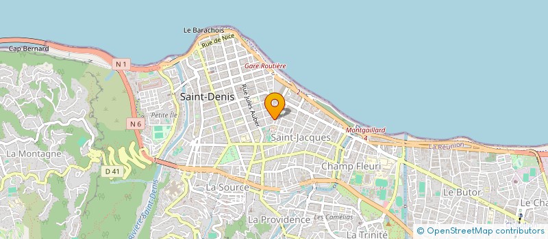 localisation de l'entreprise MADAME LISA MERLI à SAINT-DENIS