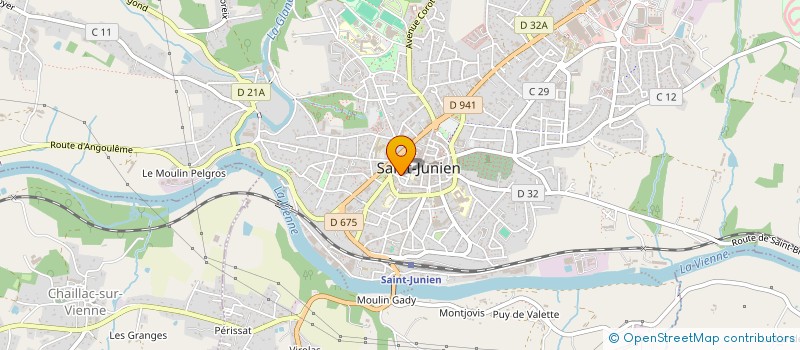 localisation de l'entreprise MADAME LISA MESKINE à SAINT-JUNIEN