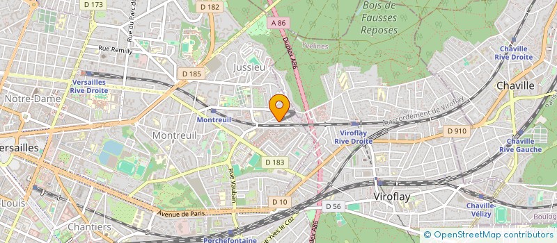 localisation de l'entreprise MADAME LISA MIGLIORE à VERSAILLES