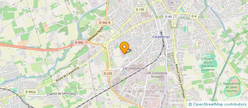 localisation de l'entreprise MADAME LISA MILHAUD  CARPENTRAS