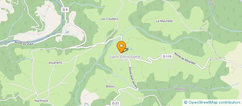 localisation de l'entreprise MADAME LISA MILNER à SAINT-CHRISTOPHE