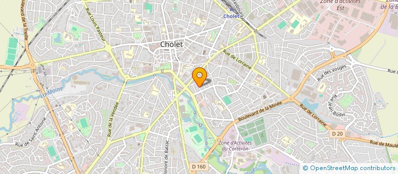 localisation de l'entreprise MADAME LISA MIOSSEC à CHOLET
