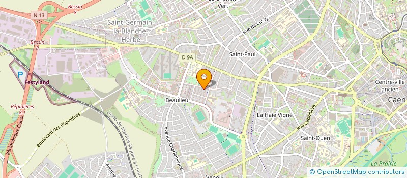 localisation de l'entreprise MADAME LISA MONNIER à CAEN