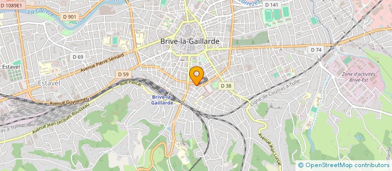 localisation de l'entreprise MADAME LISA MONTI ALLEMANDOU  BRIVE-LA-GAILLARDE