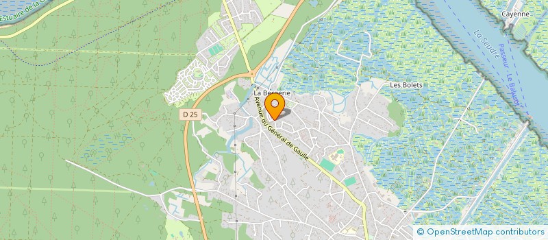 localisation de l'entreprise MADAME LISA MOREAU  LA TREMBLADE