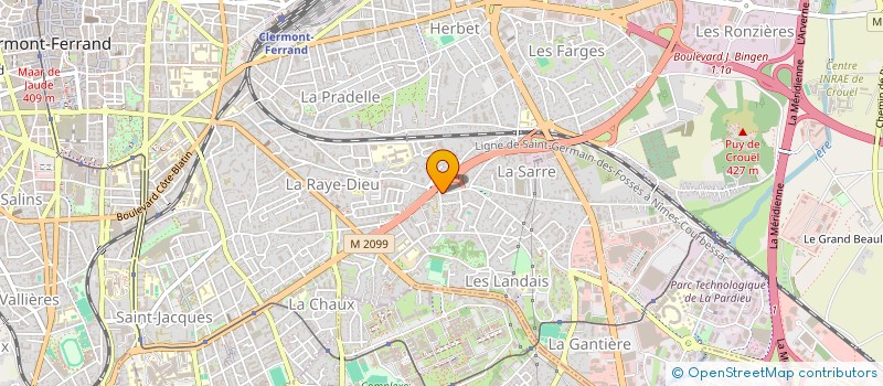 localisation de l'entreprise MADAME LISA MOREELS  CLERMONT-FERRAND