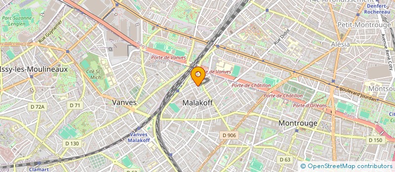 localisation de l'entreprise MADAME LISA MORRISON  MALAKOFF