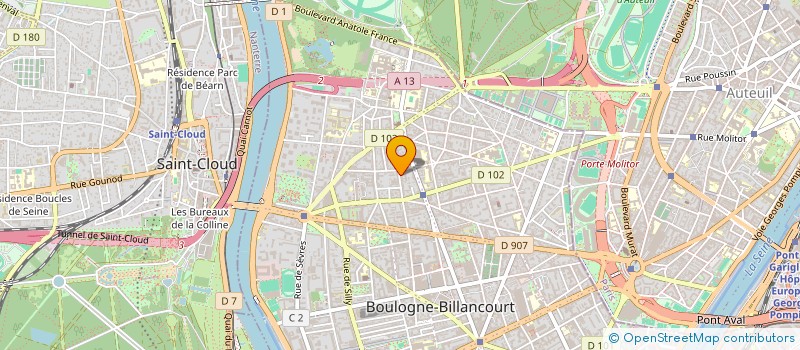 localisation de l'entreprise MADAME LISA NAPOLY à BOULOGNE-BILLANCOURT