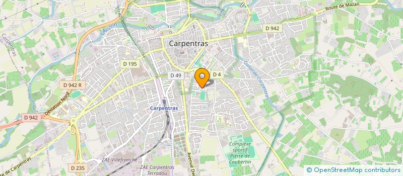 localisation de l'entreprise MADAME LISA NEDELLEC  CARPENTRAS