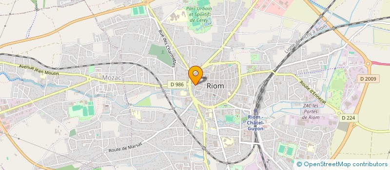 localisation de l'entreprise MADAME LISA NGUYEN  RIOM