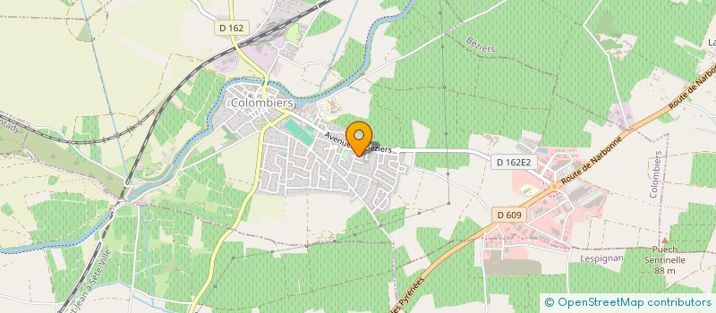 localisation de l'entreprise MADAME LISA NIEL à COLOMBIERS